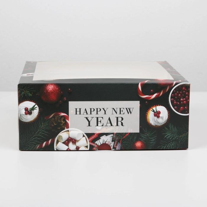 Коробка для капкейков «Magic moment», 25 х 25 х 10см