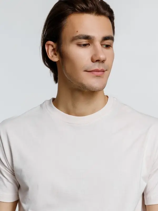 Футболка унисекс T-Bolka 160, молочно-белая, размер XS