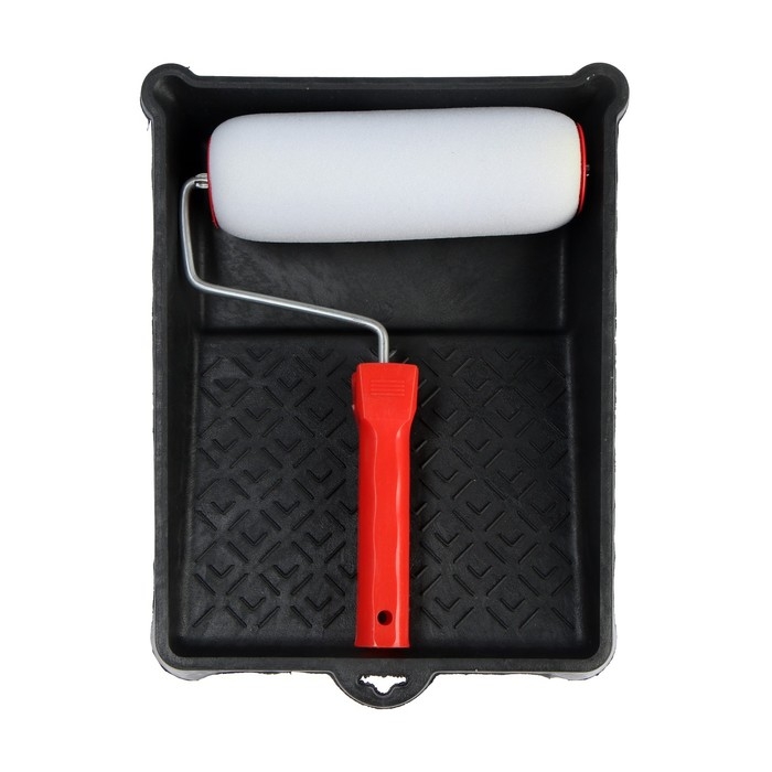 Набор малярный ЛОМ, валик поролон, 180 мм, ванночка 250 х 320 мм Набор малярный ЛОМ, валик поролон, 180 мм, ванночка 250 х 320 мм