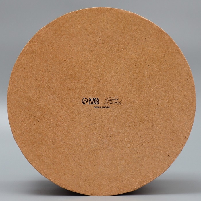 Коробка подарочная круглая «Новогодняя ботаника», 14.5 х 22.6 см, Новый год Коробка подарочная круглая «Новогодняя ботаника», 14.5 х 22.6 см, Новый год