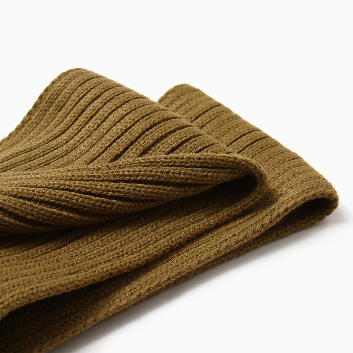 Шарф женский MINAKU, цвет хаки, 180*18 Шарф женский MINAKU, цвет хаки, 180*18