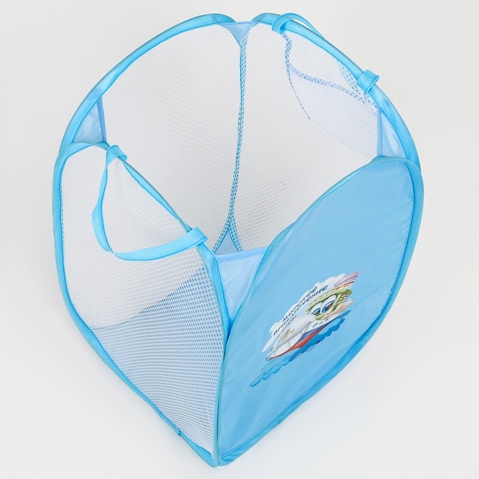 Корзина для хранения игрушкек «Морское приключение», 57 х 34 х 34 см, голубая Корзина для хранения игрушкек «Морское приключение», 57 х 34 х 34 см, голубая