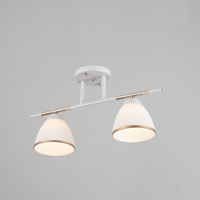 Люстра Люстра "Донна" 2хЕ27 40Вт бело-золотой 48х26 см