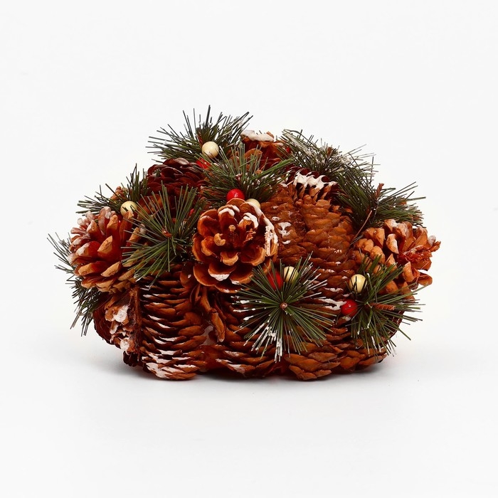 Декоративный сувенир из природных материалов «Ёжик» 17 × 17 × 12 см Декоративный сувенир из природных материалов «Ёжик» 17 × 17 × 12 см