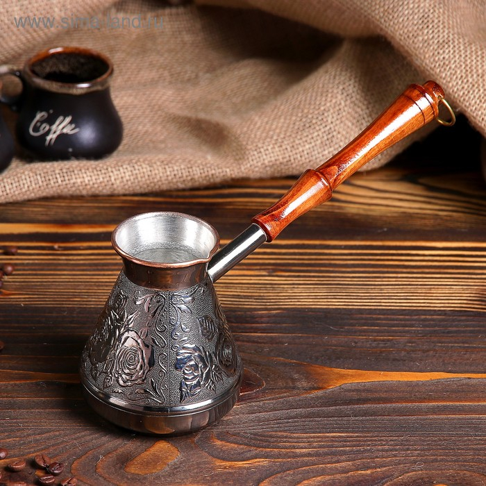 Турка для кофе медная «Роза», 0,4 л Турка для кофе медная «Роза», 0,4 л