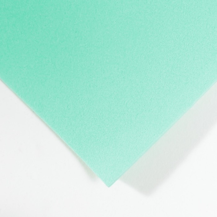 Фоамиран иранский 0,8-1 мм (мятный) 60х70 см Фоамиран иранский 0,8-1 мм (мятный) 60х70 см