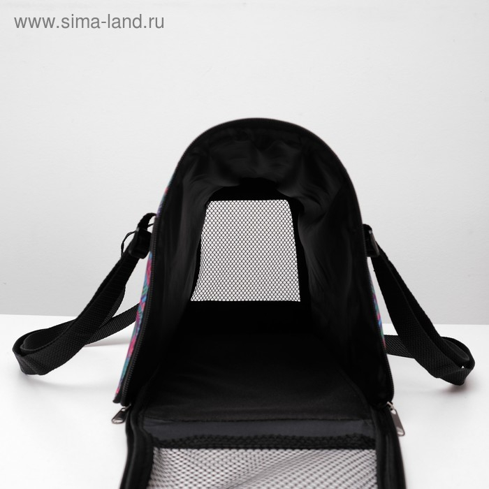 Сумка - переноска для животных, раскладная, нейлон, 35 х 20 х 22 см, микс расцветок Сумка - переноска для животных, раскладная, нейлон, 35 х 20 х 22 см, микс расцветок