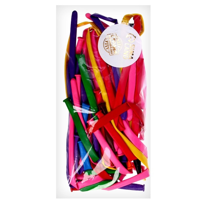 Шар для твистинга 160, набор 36 шт. + насос, цвета МИКС