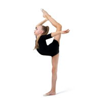 Купальник для гимнастики и танцев Grace Dance, р. 38, цвет чёрный