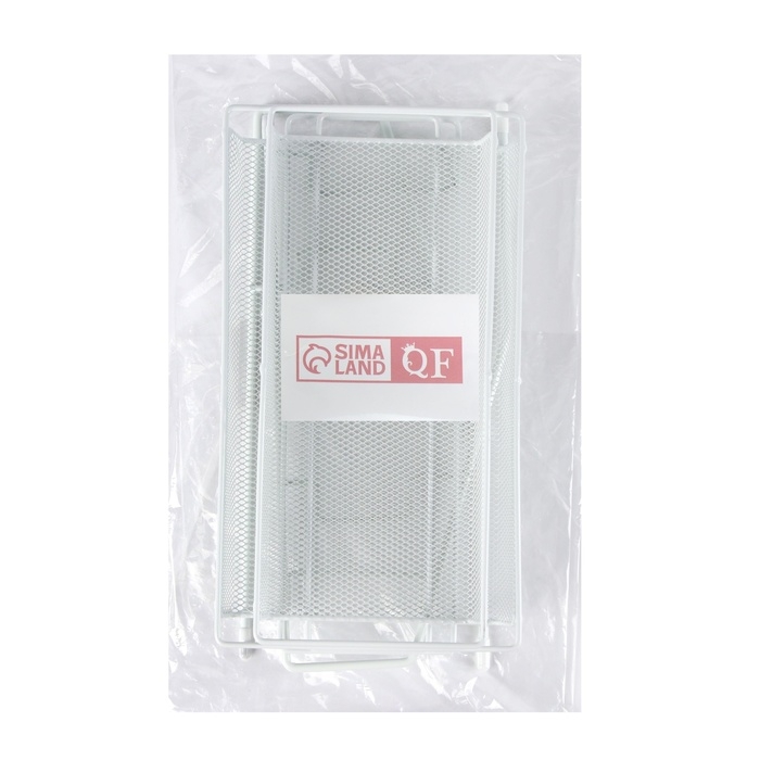 Органайзер для хранения косметических средств/принадлежностей, двухуровневый, 31 × 32 × 16.5 см, цвет белый Органайзер для хранения косметических средств/принадлежностей, двухуровневый, 31 × 32 × 16.5 см, цвет белый