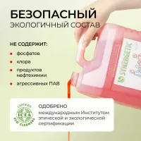 Средство для мытья посуды Synergetic, антибактериальный гель, биоразлагаемый, арбуз, 5 л