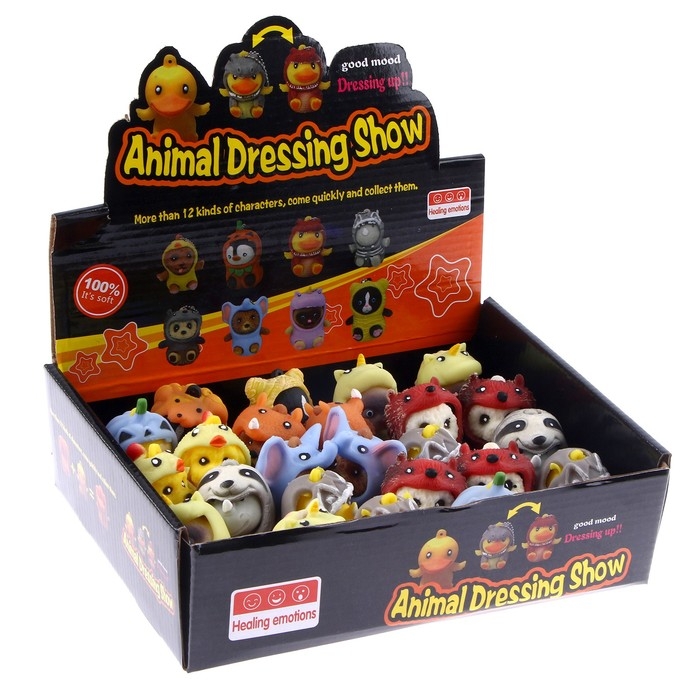 Мялка «Звери», виды МИКС Мялка «Звери», виды МИКС