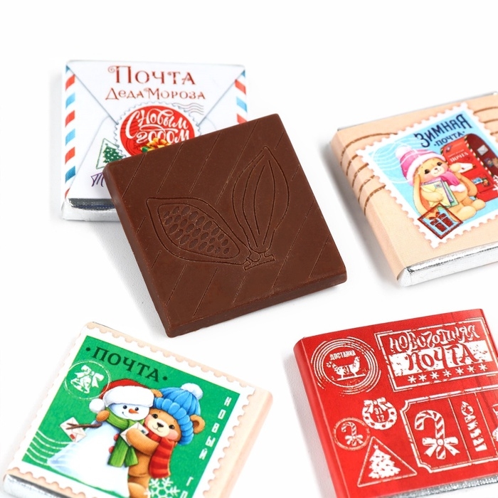 Шоколад в конверте Шоколад в конверте "Полярная почта" 5 гр 4 шт