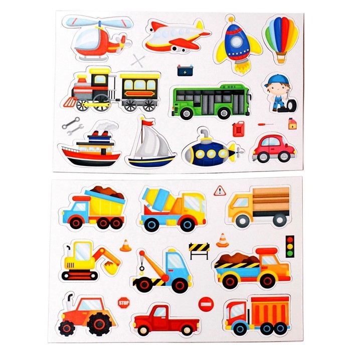 Настольная игра магнитная «Транспорт» Настольная игра магнитная «Транспорт»