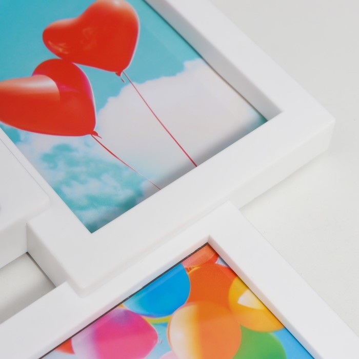 Мультирамка  Мультирамка "ЛЮБОВЬ" коллаж на 8 фото 10х15 см, белый