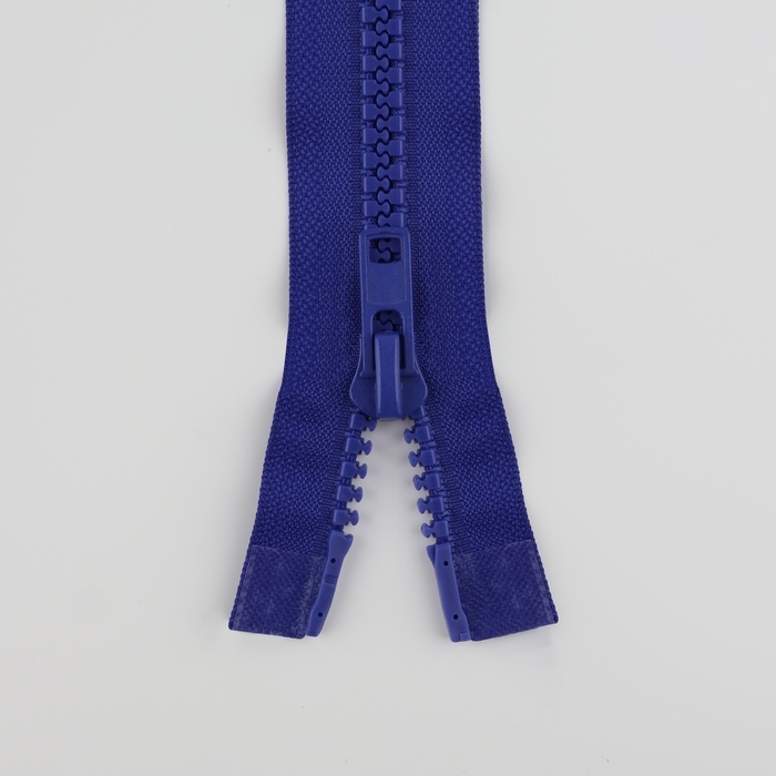 Молния «Трактор», №8, разъёмная, 2 замка, замки автомат, 100 см, цвет электрик