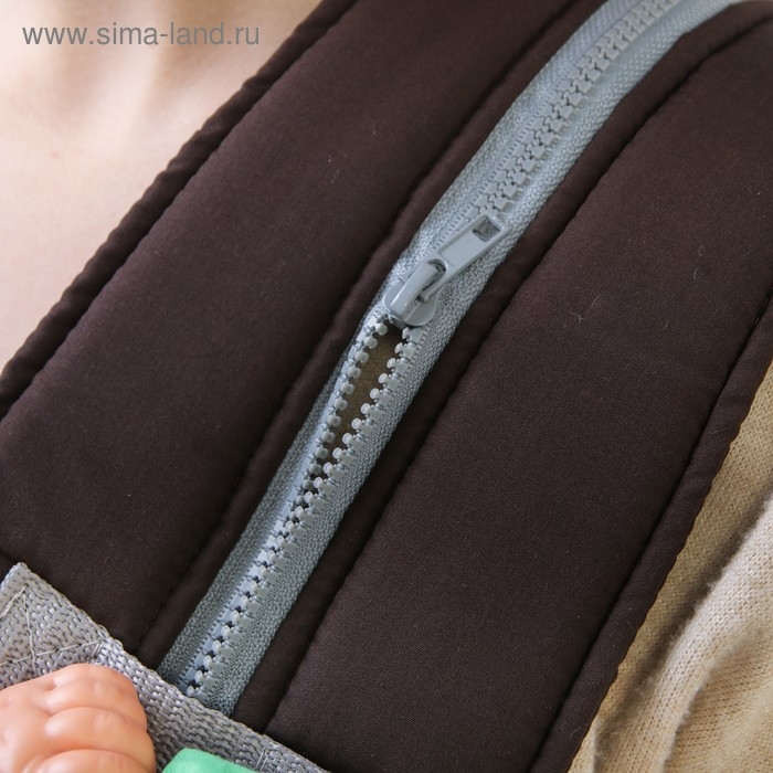 Рюкзак-кенгуру для малыша «Дискавери», 5 в 1, от 2 до 15 кг., цвет коричневый