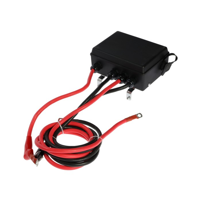 Лебедка электрическая ТУНДРА, 12/24V, 5000 lb (2.3 т), 2.7 л.с., до 8.5 м/мин, 7.2 мм х 24 м Лебедка электрическая ТУНДРА, 12/24V, 5000 lb (2.3 т), 2.7 л.с., до 8.5 м/мин, 7.2 мм х 24 м