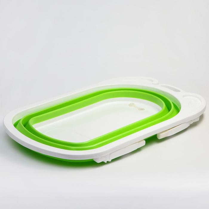 Ванночка детская складная 82 см., , цвет зелёный Ванночка детская складная 82 см., , цвет зелёный