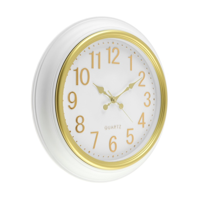 Часы настенные интерьерные "Сандал", бесшумные, d-50 см, АА