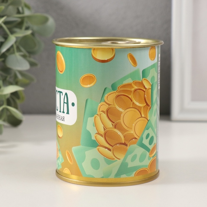 Копилка-банка металл Копилка-банка металл "Капуста консервированная"