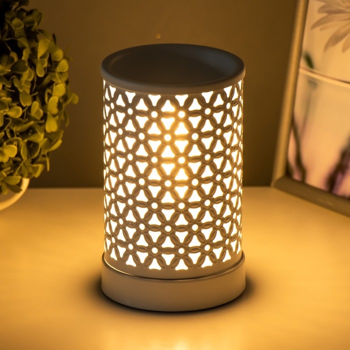 Аромасветильник Аромасветильник "Анди" Е14 25Вт белый 11х11х17 см RISALUX