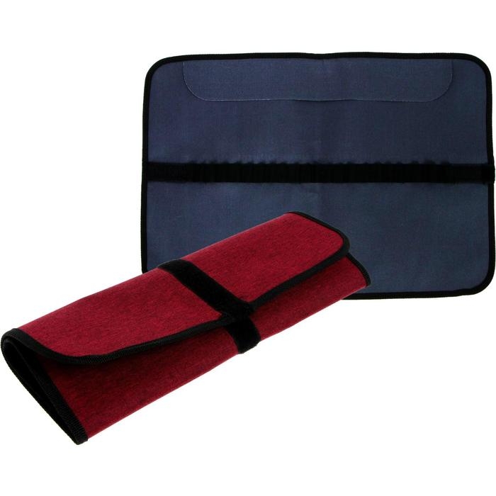 Пенал мягкий скрутка, 330 х 480мм, ПНШ-2, на липучке, 26 предметов, бургунди Пенал мягкий скрутка, 330 х 480мм, ПНШ-2, на липучке, 26 предметов, бургунди