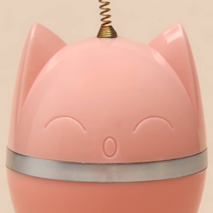 Игрушка-неваляшка  Игрушка-неваляшка "Перьевой взрыв" для кошек, 20 см, розовая