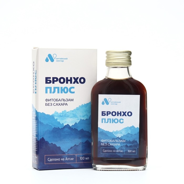 Фитобальзам «Бронхо плюс», без сахара, 100 мл Фитобальзам «Бронхо плюс», без сахара, 100 мл