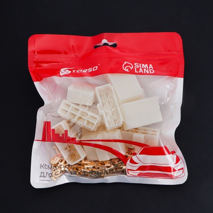 Разъем автомобильный, штекер-гнездо DJ7081-6.3-11/21, 8 контактов, набор 5 шт Разъем автомобильный, штекер-гнездо DJ7081-6.3-11/21, 8 контактов, набор 5 шт