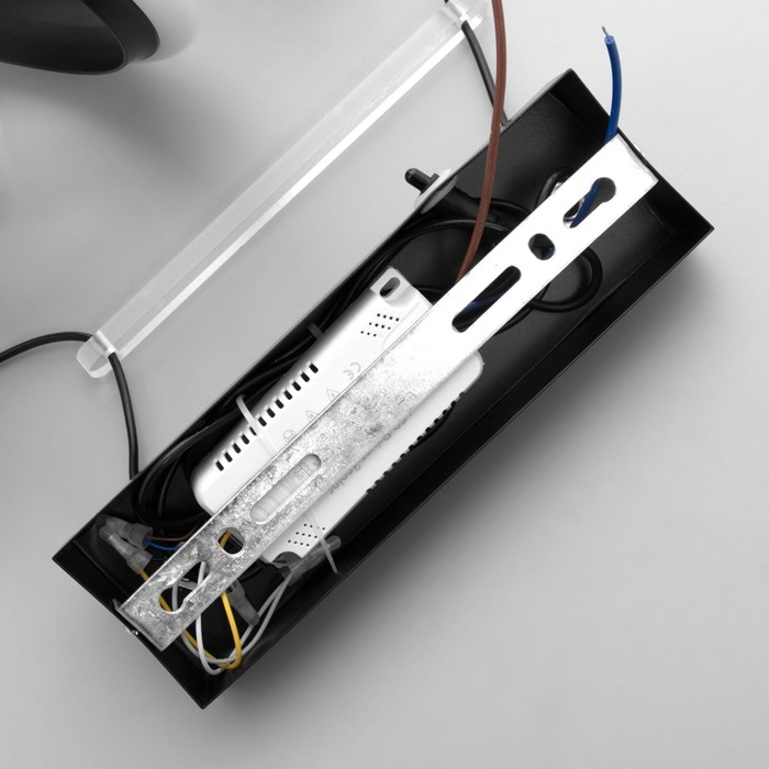 Светильник с ПДУ Светильник с ПДУ "Авен" LED 96Вт 3000-6000К черный 90х18х16 см