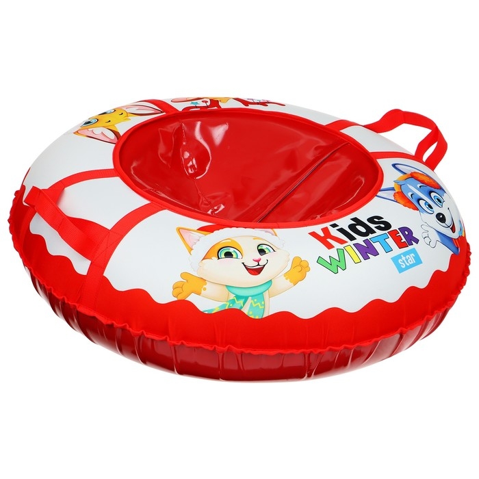 Тюбинг-ватрушка Winter Star Kids, диаметр чехла 93 см Тюбинг-ватрушка Winter Star Kids, диаметр чехла 93 см