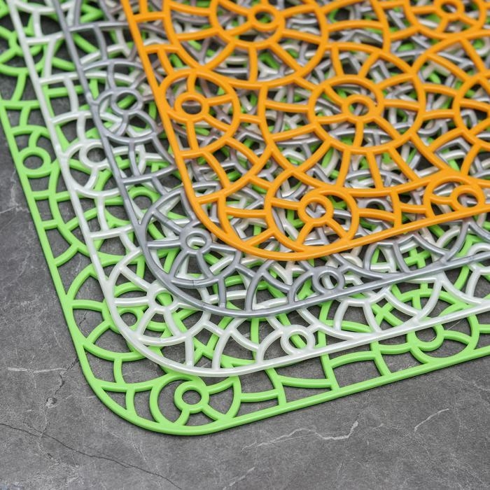 Решетка для раковины «Грата», 28×28 см, цвет МИКС Решетка для раковины «Грата», 28×28 см, цвет МИКС