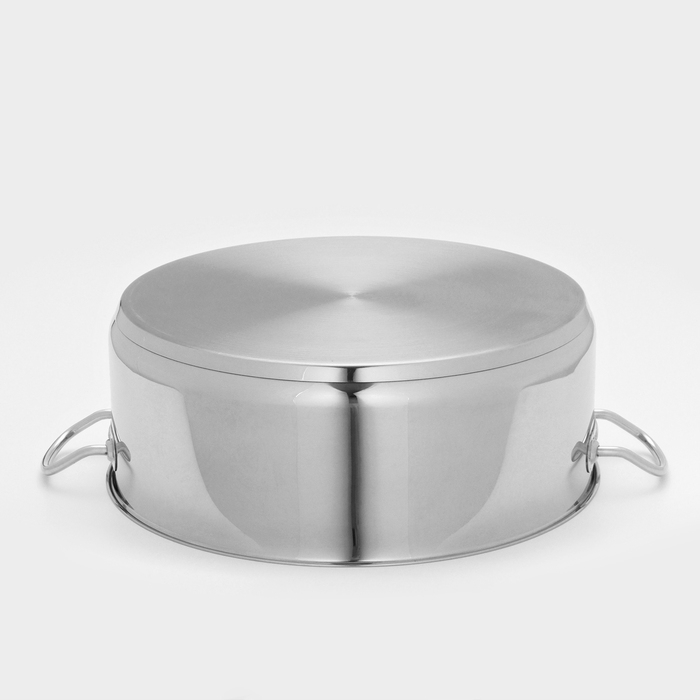 Кастрюля «Общепит. Шеф», 18 л, d=40.5 см, h=15.5 см, капсульное дно, индукция Кастрюля «Общепит. Шеф», 18 л, d=40.5 см, h=15.5 см, капсульное дно, индукция