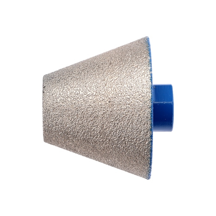 Фреза алмазная конусная ТУНДРА, 35 - 75 мм, для обработки мрамора, гранита и керамики Фреза алмазная конусная ТУНДРА, 35 - 75 мм, для обработки мрамора, гранита и керамики