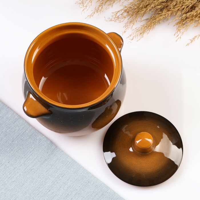 Горшок керамический для запекания  Горшок керамический для запекания "Пиканто" 0,65л / 12,5х11,5см, стандарт