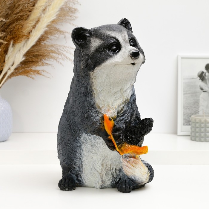 Копилка Копилка "Енот с рыбкой" 20х22х36см