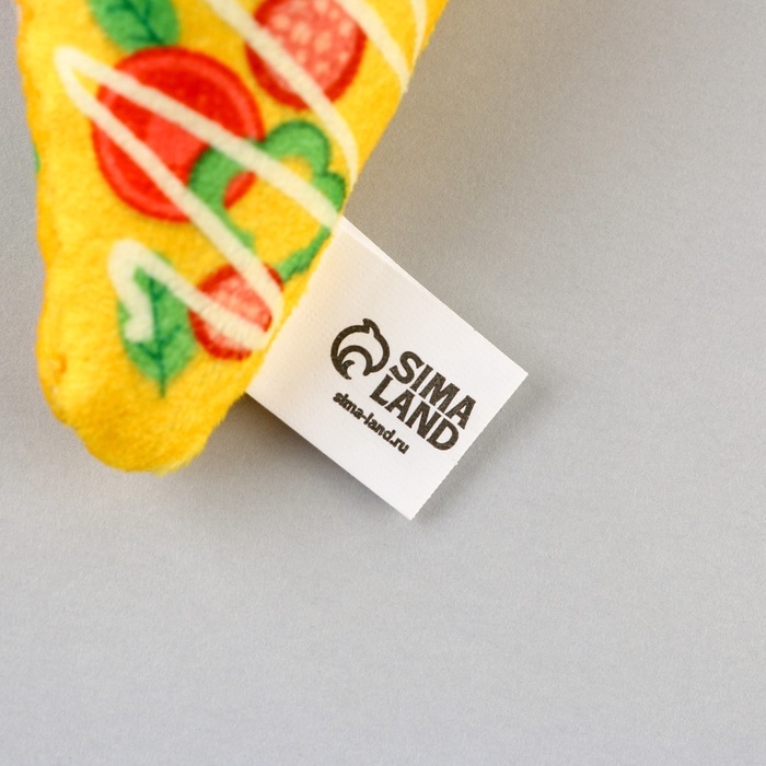 Игрушка для кошек с мятой «Пицца» из текстиля, 8,7х6,9 см Игрушка для кошек с мятой «Пицца» из текстиля, 8,7х6,9 см