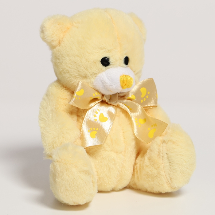 Мягкая игрушка «Медведь нежный», бант, следы, цвета МИКС Мягкая игрушка «Медведь нежный», бант, следы, цвета МИКС