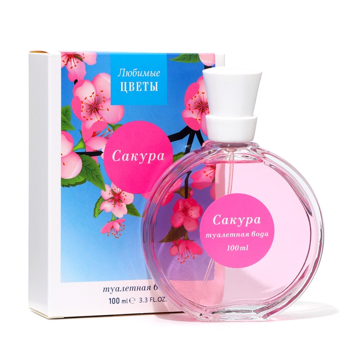 Туалетная вода женская Туалетная вода женская "Любимые цветы" сакура, 100 мл (по мотивам Moon Sparkle (Escada)