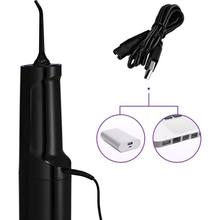 Ирригатор Kitfort КТ-2912-1, портативный, 150-360 мл, 4 режима, 4 насадки, АКБ, черный Ирригатор Kitfort КТ-2912-1, портативный, 150-360 мл, 4 режима, 4 насадки, АКБ, черный