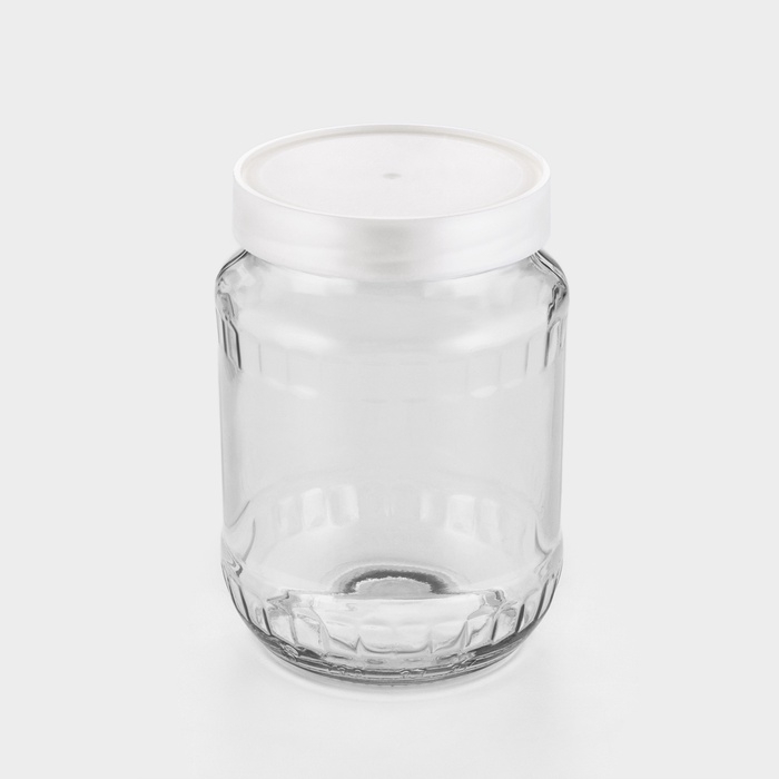 Набор стеклянных банок с серебристой полимерной крышкой, ТО-82 мм, 720 мл, 4 шт. Набор стеклянных банок с серебристой полимерной крышкой, ТО-82 мм, 720 мл, 4 шт.