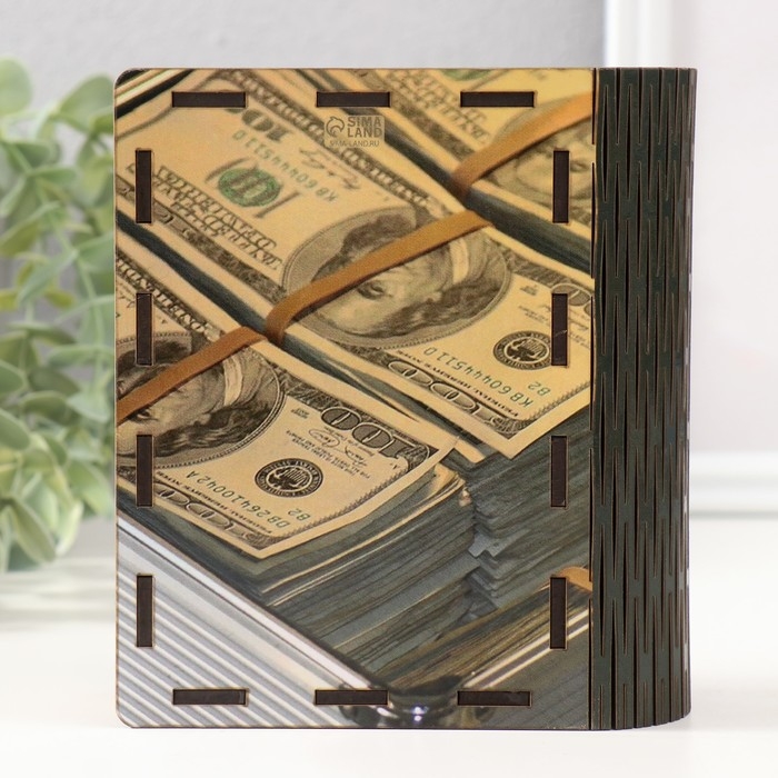 Копилка-шкатулка Копилка-шкатулка "Люблю" 14х12х5 см