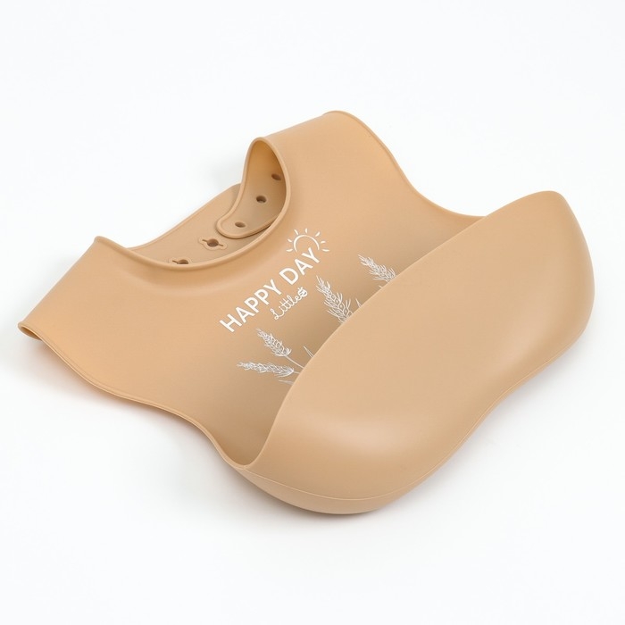 Нагрудник для кормления детский, силиконовый, Mum&baby, 23х4х29, бежевый Нагрудник для кормления детский, силиконовый, Mum&baby, 23х4х29, бежевый