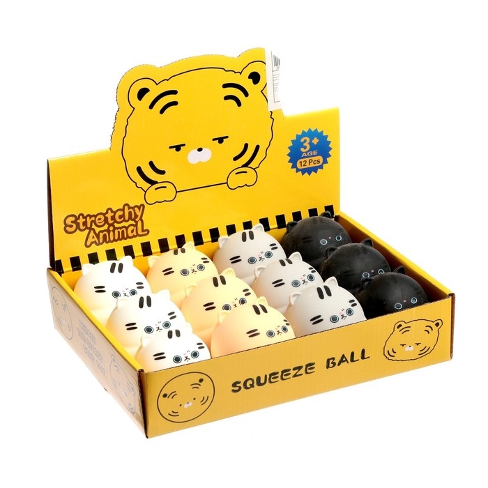 Мялка &laquo;Котик&raquo; с пастой, цвета МИКС