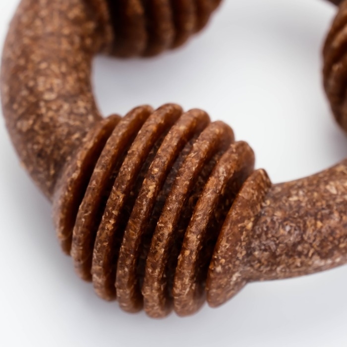 Игрушка для собак Игрушка для собак "Парад Планет", TPR+Бамбук, массажная,12 х 12