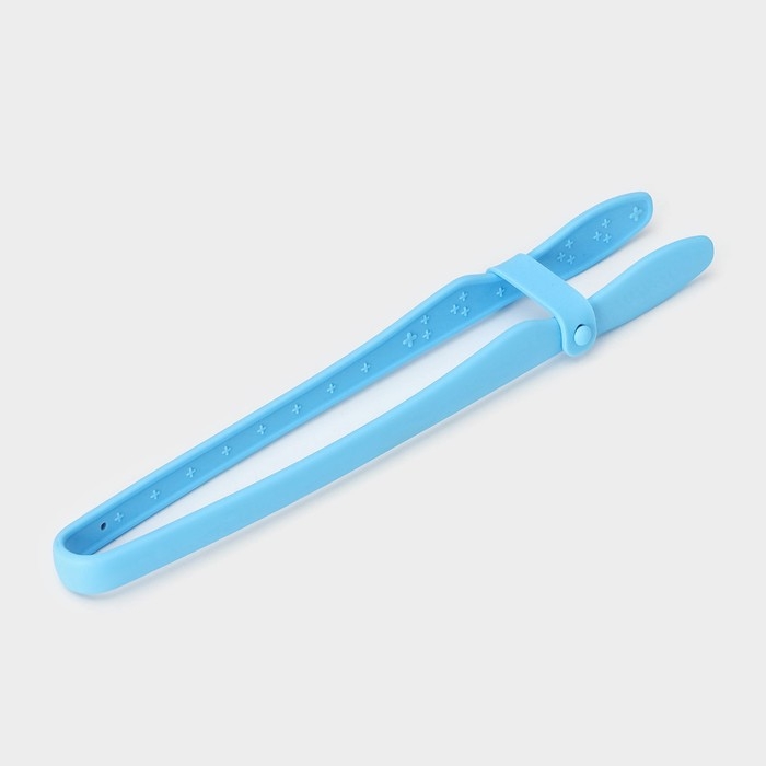Щипцы кухонные Доляна «Дуэт», 24,5×4,5×2 см, цвет голубой Щипцы кухонные Доляна «Дуэт», 24,5×4,5×2 см, цвет голубой