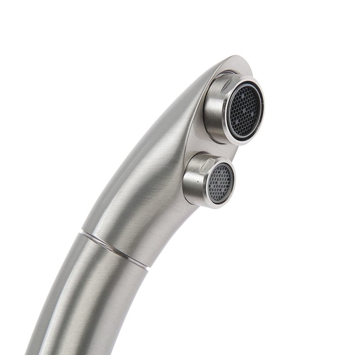 Смеситель для кухни Accoona A5179A-7, с выходом для питьевой воды, латунь, сатин Смеситель для кухни Accoona A5179A-7, с выходом для питьевой воды, латунь, сатин