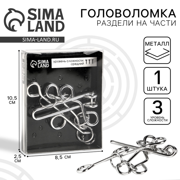 Головоломка «Раздели на части» №21 Головоломка «Раздели на части» №21