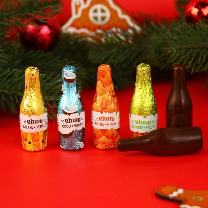 Новый год. Шоколад фигурный RHUM ARRANGE, с ромом, 13 ± 1 г Новый год. Шоколад фигурный RHUM ARRANGE, с ромом, 13 ± 1 г